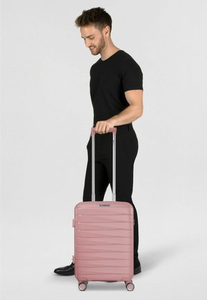 FRANKY, LONDON 4 ROLLEN KABINENTROLLEY S 55 CM MIT DEHNFALTE UNISEX - Juego de maletas - rose
