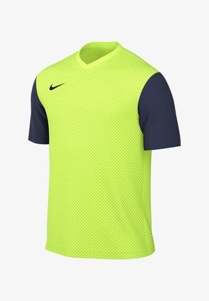 Nike Performance, TIEMPO PRE - Maillot de foot - volt midnight navy black