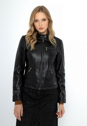 Leather jacket - black