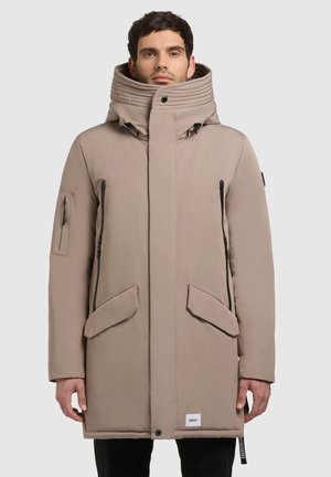 khujo LARC - Regenjas - graubeige