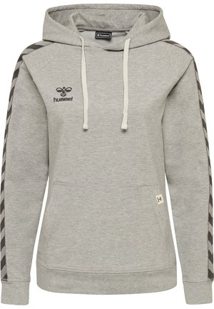 Hoodie - grey melange