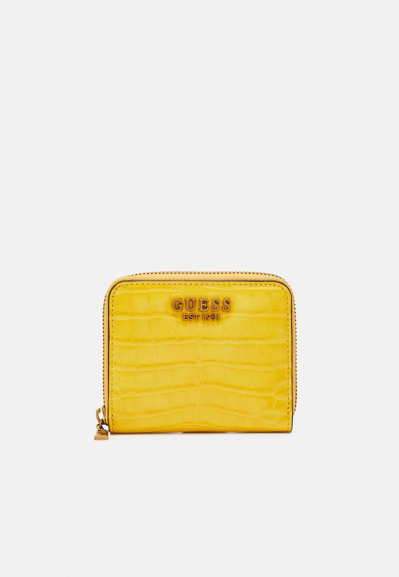 Guess LAUREL SMALL ZIP AROUND Wallet yellow Zalando.co.uk