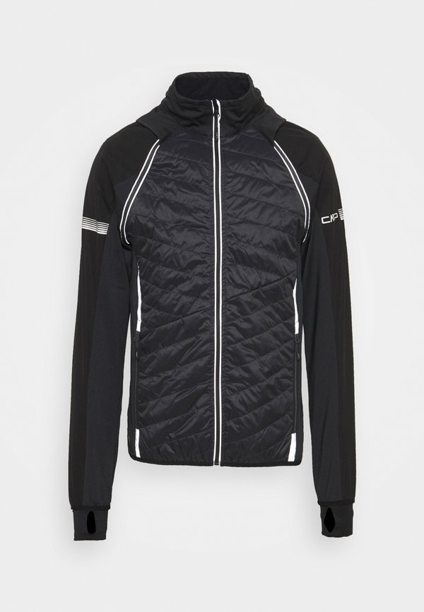 MAN JACKET WITH DETACHABLE SLEEVES - Softshelljacke - antracite