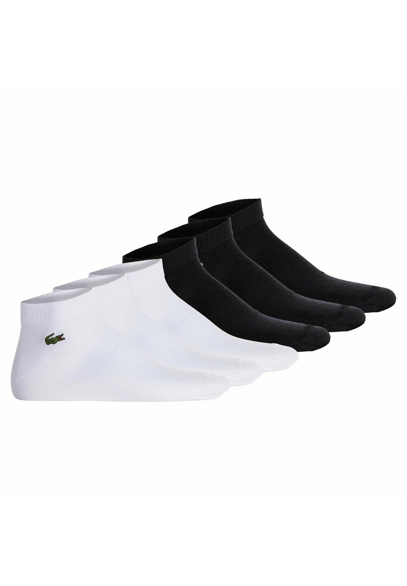 Lacoste 6PACK - Strømper - schwarz weiß