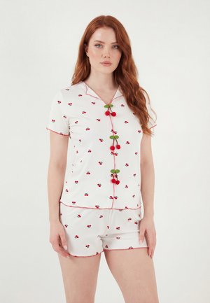 LELA LELA PYJAMA SET REGULAR FIT - Set lenjerie de noapte - white
