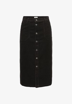 JDY, JDYSHIRAZ HW MIDI BUTTON SKIRT PNT - Jupe crayon - chocolate torte