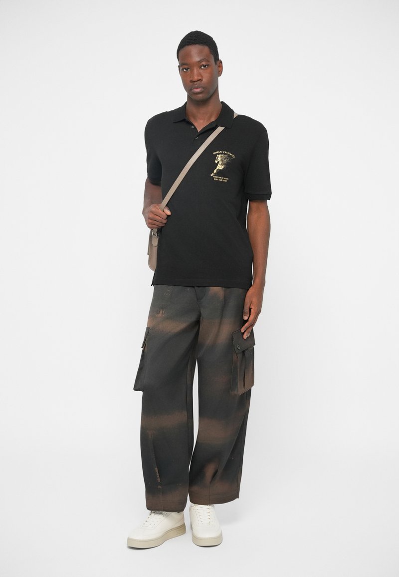 Armani Exchange UNISEX - Bluză polo - black