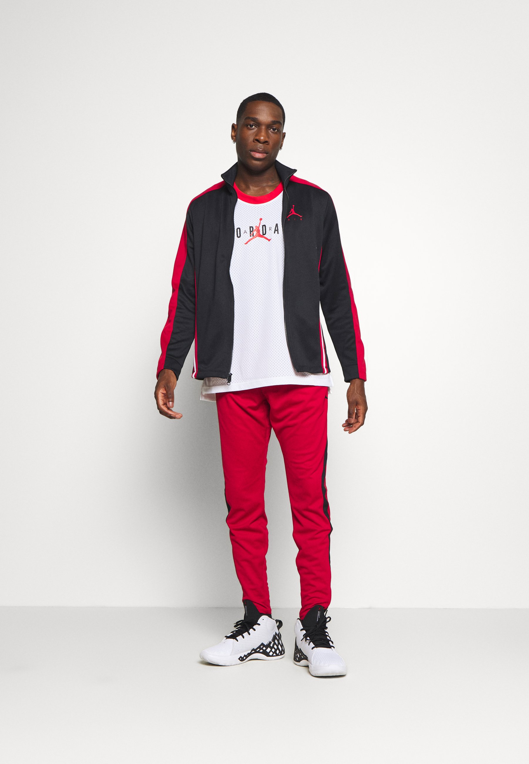 Jordan AIR DRY PANT - Pantaloni sportivi - gym red/black/rosso - Zalando.it