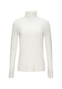 QS MIT ROLLKRAGEN - Longsleeve - ecru