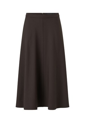 Ellos Collection, ROCK MIT SEITENTASCHEN. - A-lijn rok - dark brown