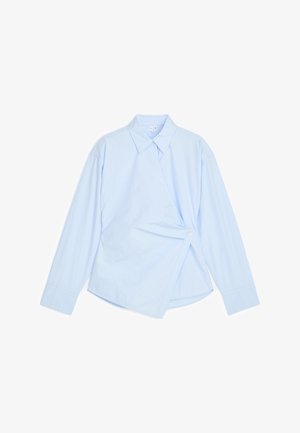 ARKET, ARKET WRAP SHIRT - Pluus - light blue