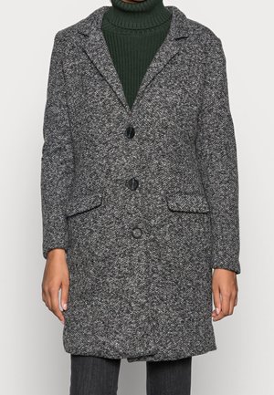 Klassisk frakke - mottled dark grey