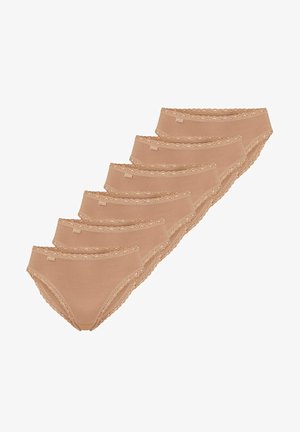 Sloggi, 6 PACK TAI - Slip - beige