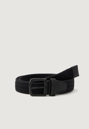 TONGUE BELT UNISEX - Pásek - black