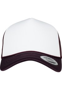 Flexfit Cap - dark red/white