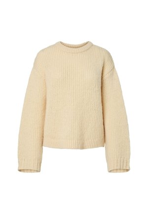 Pieces, PCDORTHEA LS CHUNKY KNIT NOOS BC - Pullover - french vanilla
