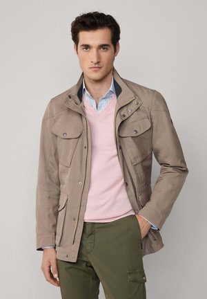 Hackett London VELOSPEED - Übergangsjacke - putty beige