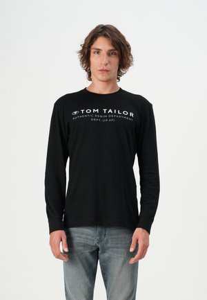 Long sleeved top - black