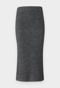 SLFSINE SKIRT - Jupe crayon - medium grey melange