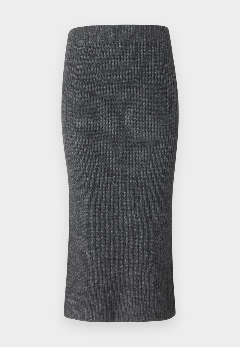 Selected Femme Kokerrok grijs gemêleerd Selected Femme Kokerrok grijs gemêleerd