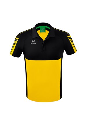 TEAM SIX WINGS - Polo - gelbschwarz