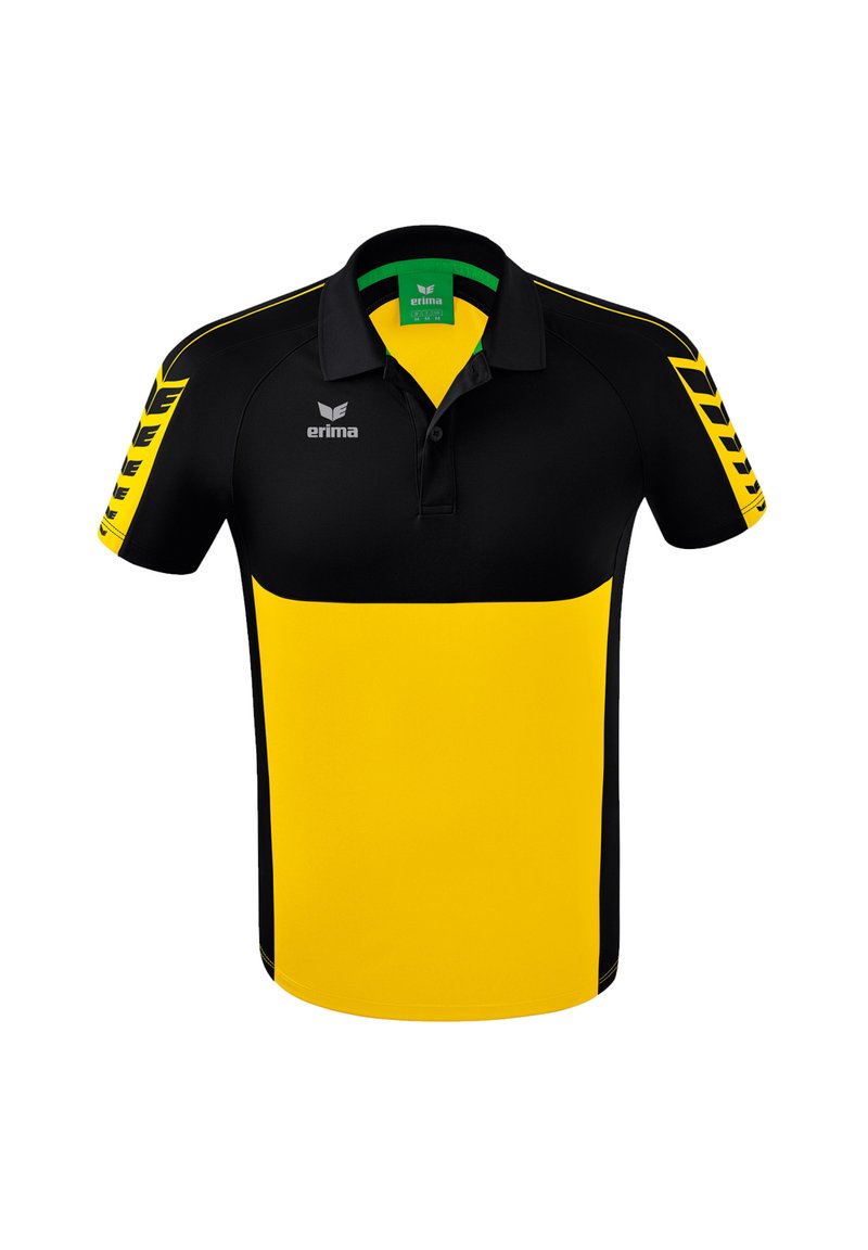 Erima TEAM SIX WINGS - Polo - gelbschwarz