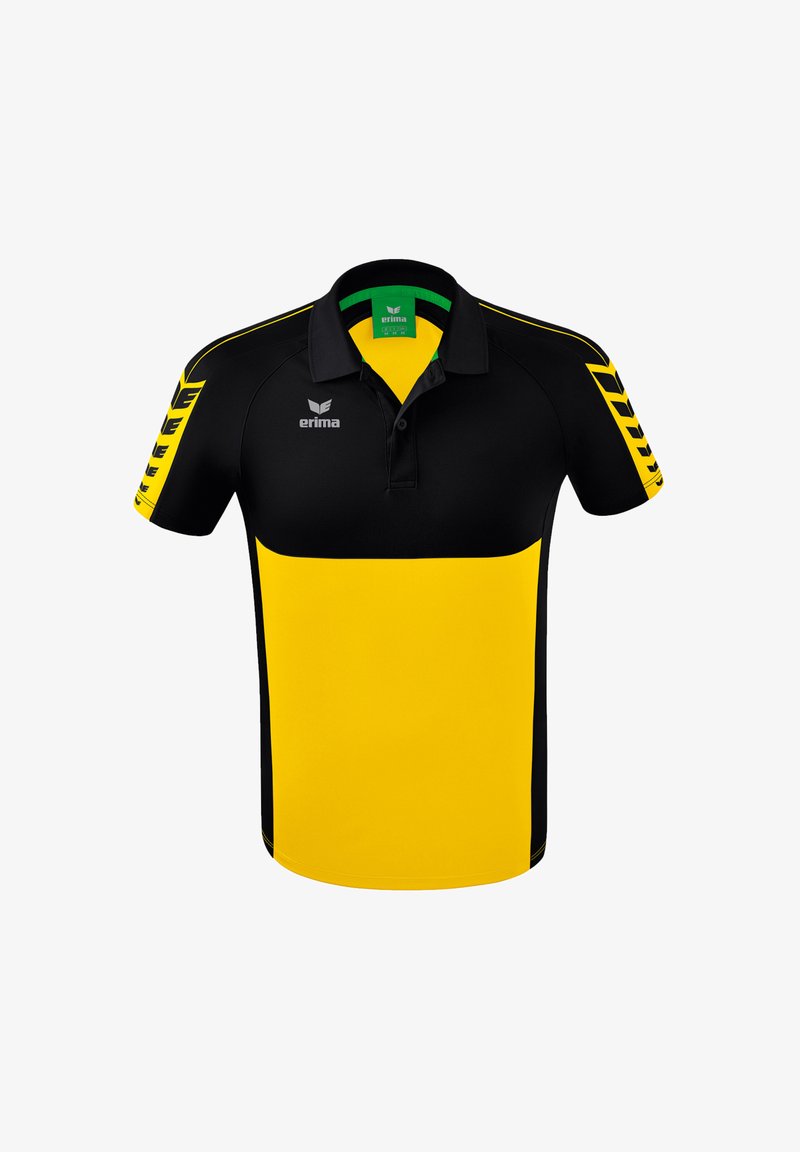 Erima TEAM SIX WINGS - Polo - gelbschwarz