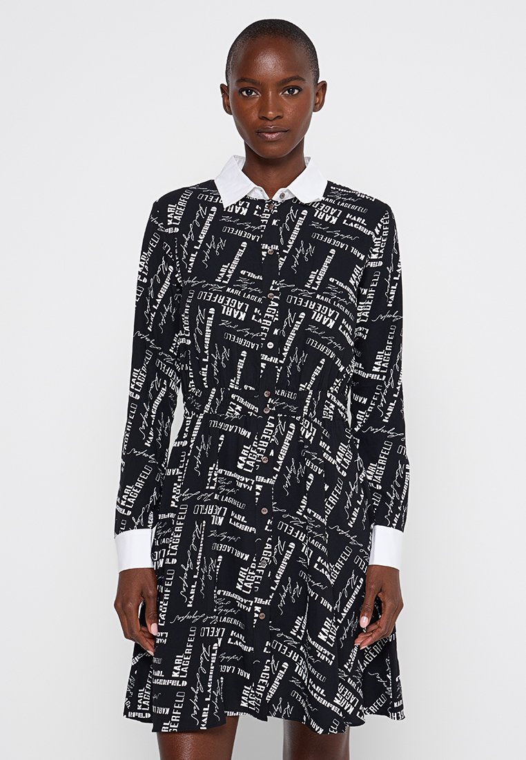 Karl Lagerfeld Blousejurk zwart