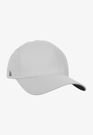 Gray baseball cap with a structured design, made of a smooth, lightweight fabric; features a curved brim and a small logo on the side.