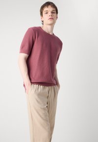 BOSS DALON - T-shirt basic - open red