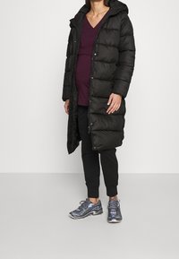 ONLY MATERNITY Zimní kabát - black