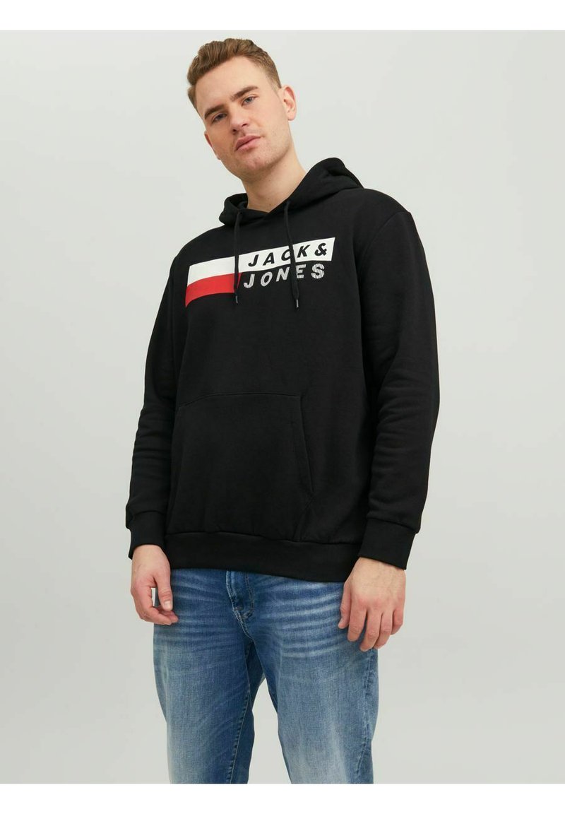 Jack & Jones - JJECORP  - Hoodie - black, Enlarge