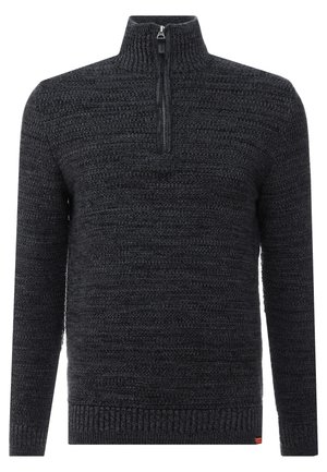 Jersey de punto - mottled dark grey