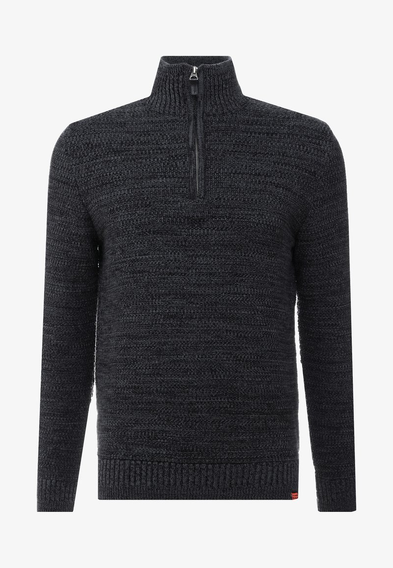 Superdry & Co Svetr - mottled dark grey
