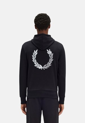 Fred Perry Jersey con capucha - black