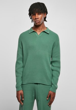 Urban Classics LONGSLEEVE - Polo - leaf