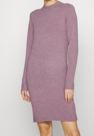 Pletené šaty - purple