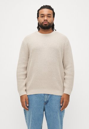 JJGLOBAL CREW NECK  - Strickpullover - moonbeam