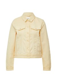 Giacca di jeans - helles zitrone