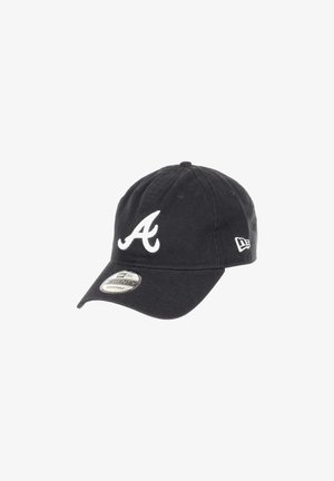 New Era ATLANTA BRAVES MLB TEAM BLACK 9TWENTY UNSTRUCTURED STRAPBACK  - Cap - schwarz