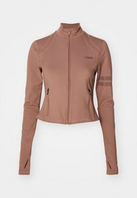 FIGURE ZIP JACKET - Treningsjakke - nutmeg