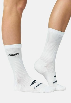 Brooks, RUN-IN CREW 3-PACK UNISEX - Calcetines de deporte - white brooks