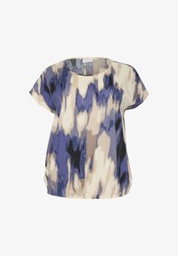 Selected, blue abstract print