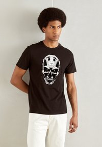 Antony Morato WITH FLOCK AND INJECTION LOGO - Camiseta estampada - black