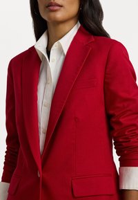Lauren Ralph Lauren WOOL FLANNEL BLAZER - Žakete - festive red