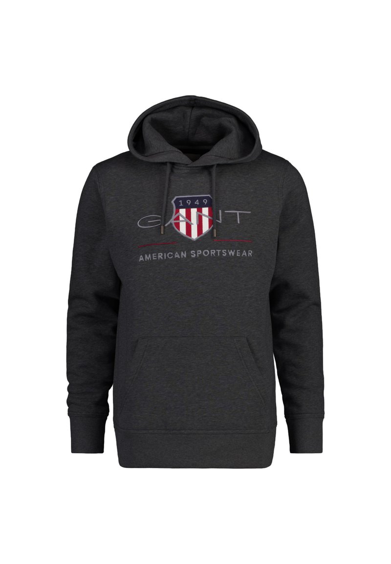 GANT ARCHIVE SHIELD - Kapuzenpullover - anthrazit