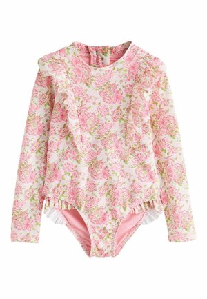 REGULAR FIT - FRILL DETAIL. - Maudymosi kostiumėlis - light pink