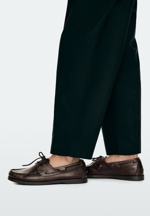 Massimo Dutti, Boat shoes - brown