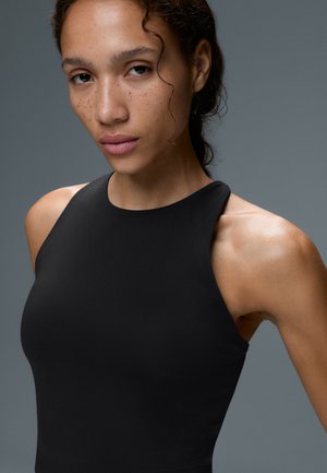OYSHO, COMFORTLUX STRAP TANK TOP CUPS - Haut - black