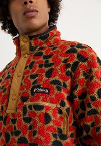Columbia HELVETIA™ PRINTED HALF SNAP - Fleecová mikina - sail red